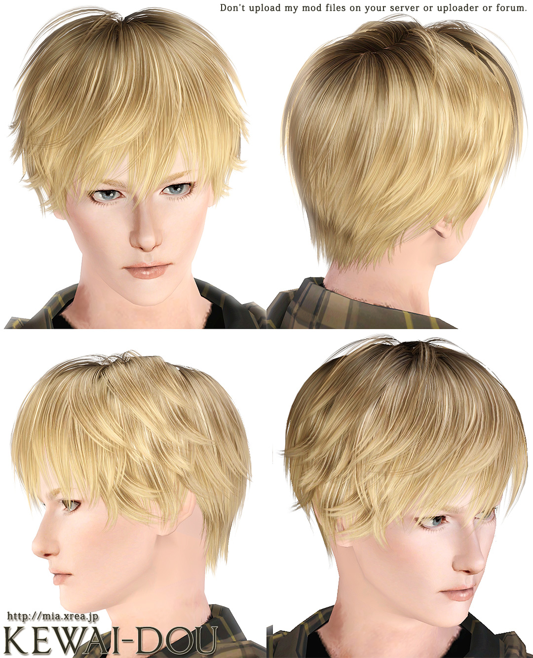 Kisaragi Hair For The Sims3 KEWAI DOU