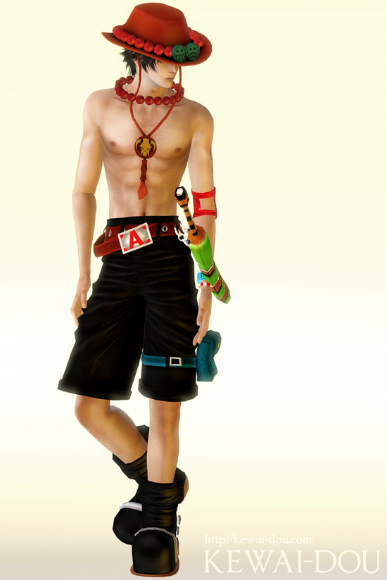 KEWAI-DOU Sims3 "Ace from Onepiece"3