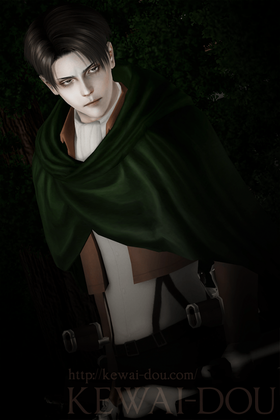KEWAI-DOU Sims3 "Levi from Attack on Titan"4